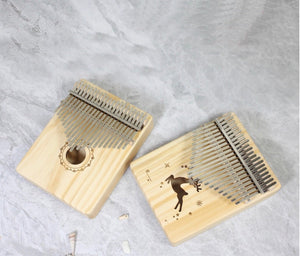 Open image in slideshow, 21 Key Pine Wood Kalimba Instrument - Relaxation Studio
