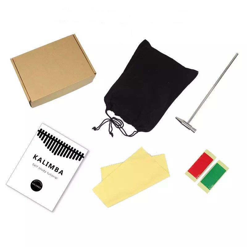 Kalimba instrument accessories kit with tuning hammer and bag – Relaxation Studio