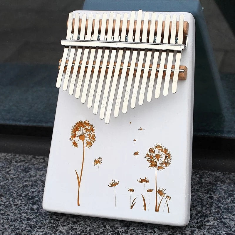 Fun Instruments - 17 Key Kalimba White Board with Print