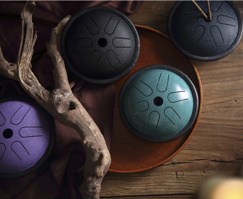 Cute Hang Drum Pan Tongue Drum Mini Drum with 6 Notes - Relaxation Studio