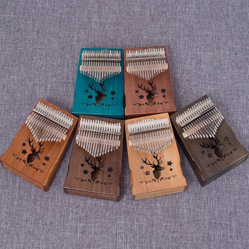 17 Key Acacia Wood Kalimba Thumb Piano - Relaxation Studio