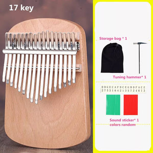 Open image in slideshow, Personalized Gifts Kalimba 17 key Thumb Piano - Relaxation Studio
